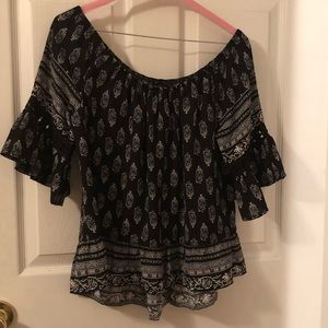 Socialite Off-the-Shoulder Top